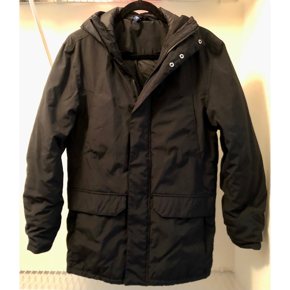 Black H&M Waterproof Coat